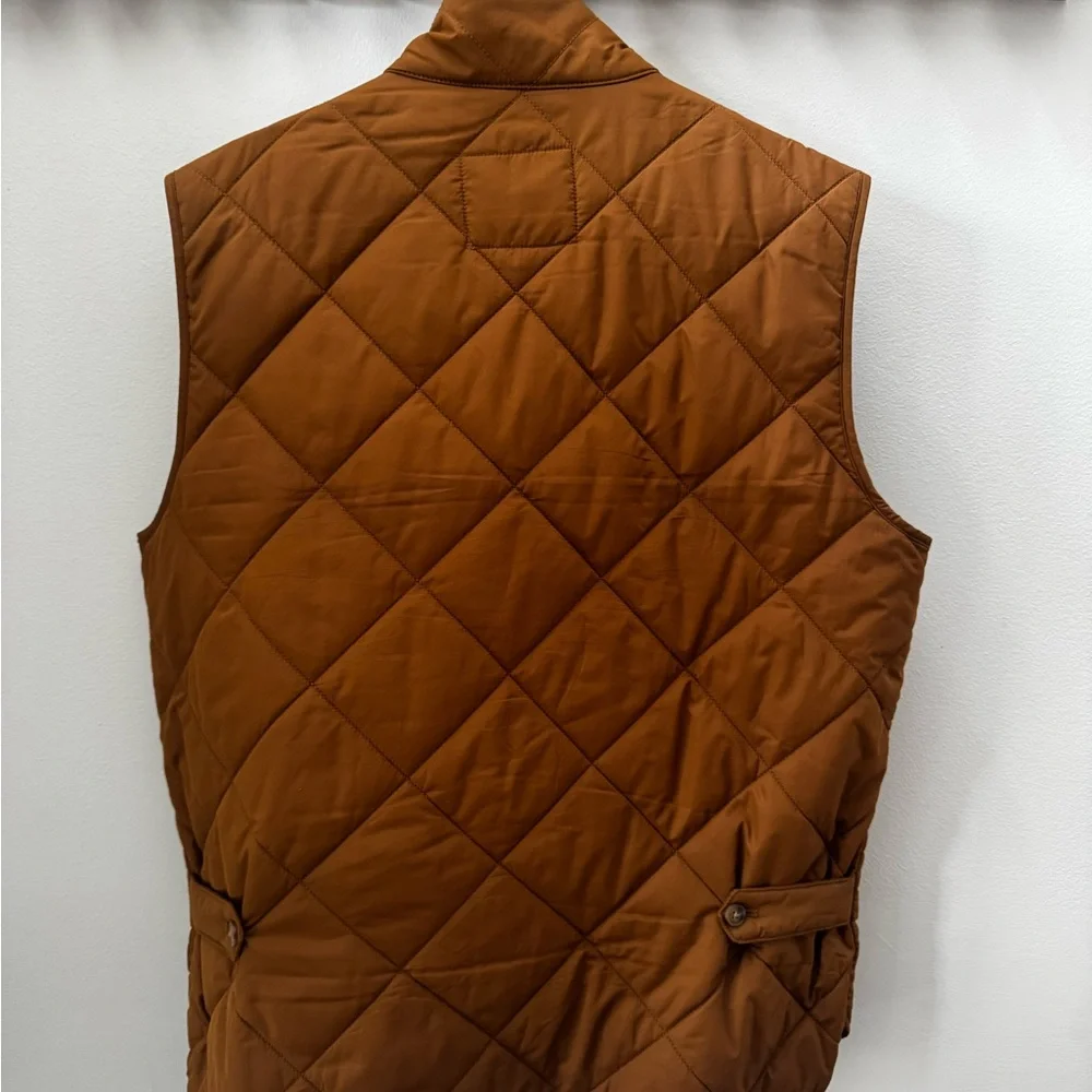 J. Crew Men's Quilted Tan Vest